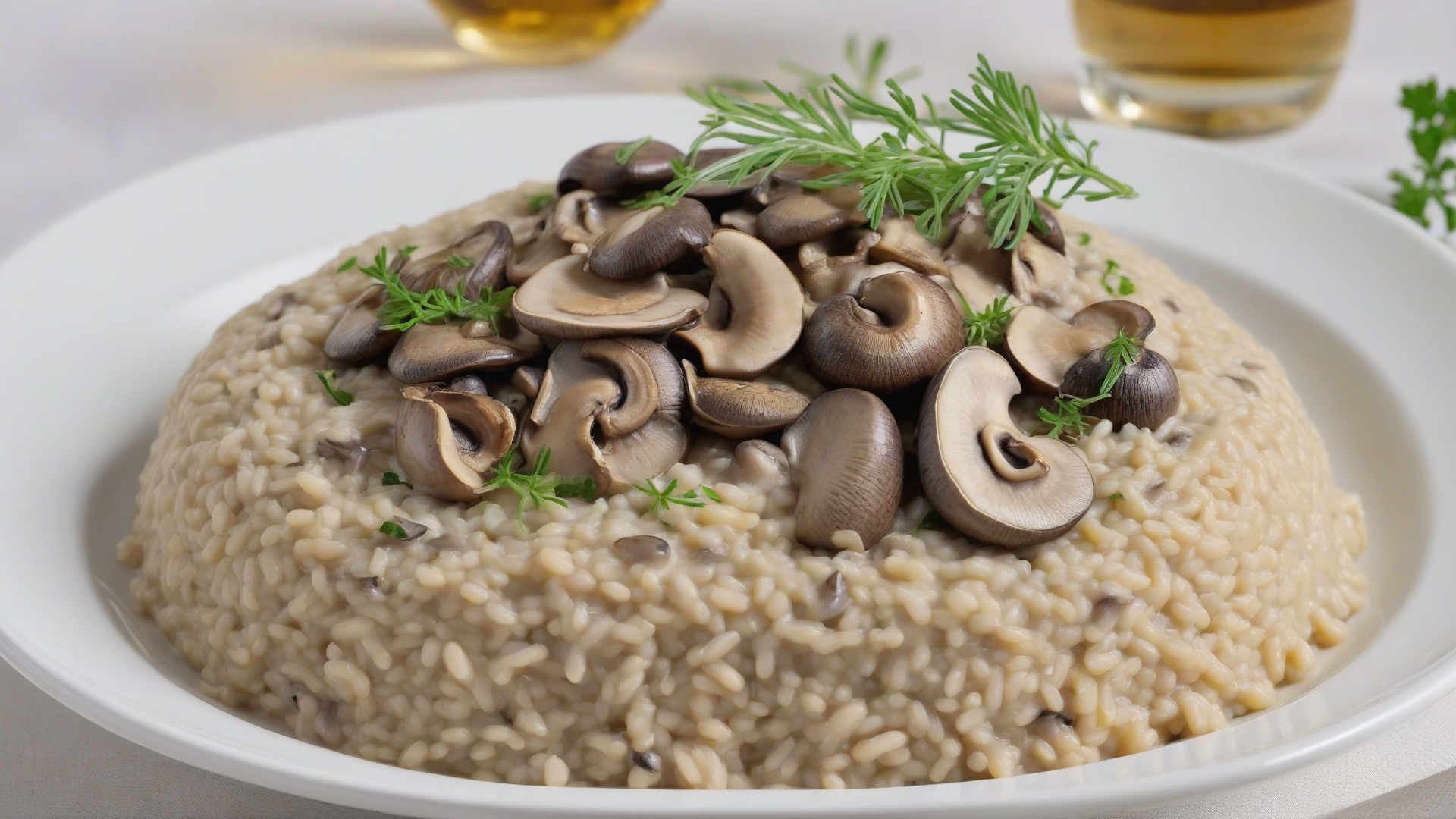 risotto ai funghi secchi